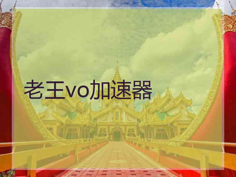 老王vo加速器