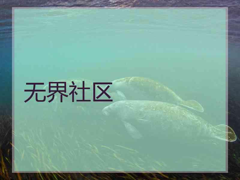 无界社区
