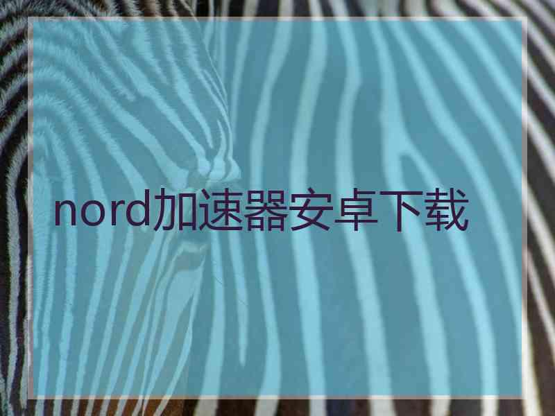 nord加速器安卓下载