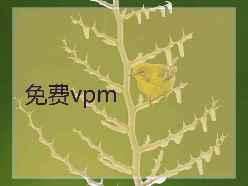 免费vpm