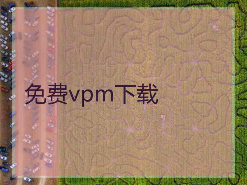 免费vpm下载