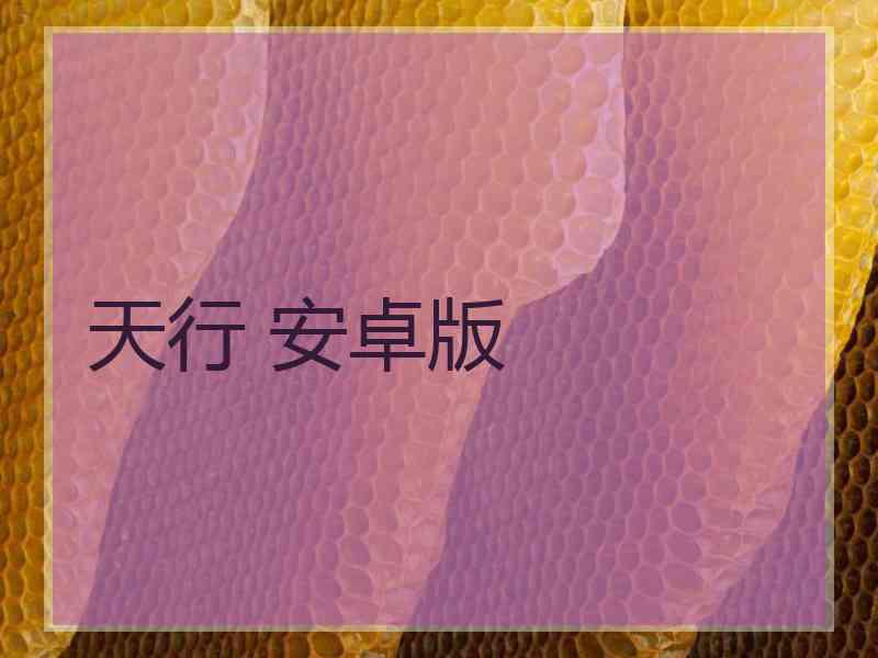天行 安卓版