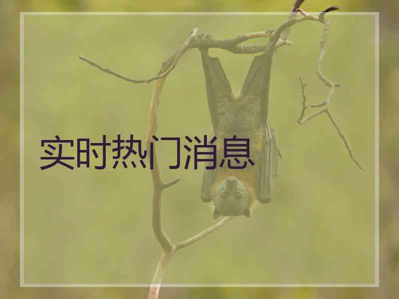实时热门消息